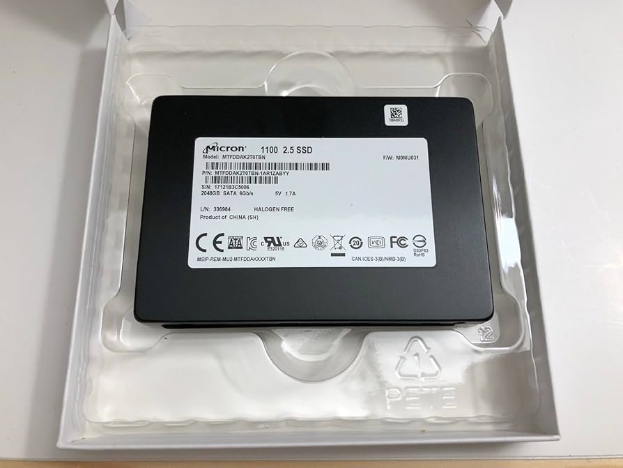 内蔵型SSD SATA SSD 2TB micron Amazon.com: Micron 2TB 3D NAND SATA 2.5 Inch Internal SSD
